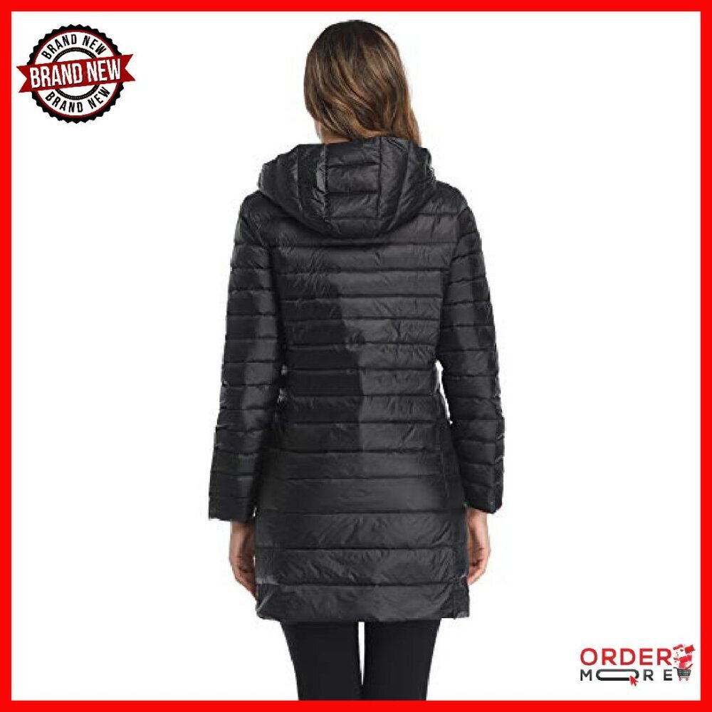 Women's Plus Size Packable Down Jacket Hooded Puf… - image 5